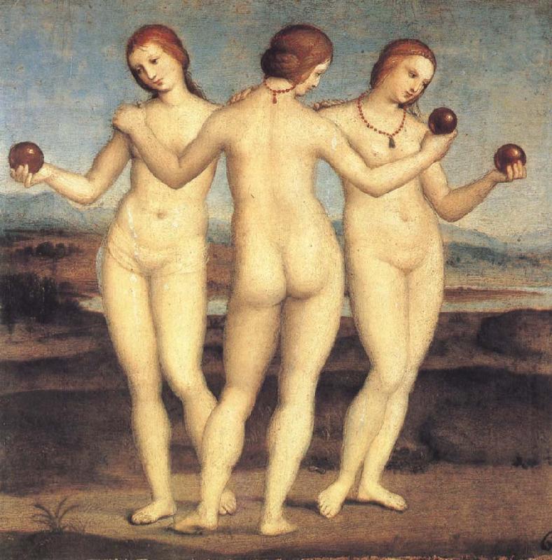 RAFFAELLO Sanzio Three woman oil painting picture